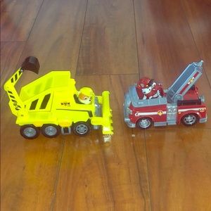 Rubble and Marshal truck sets